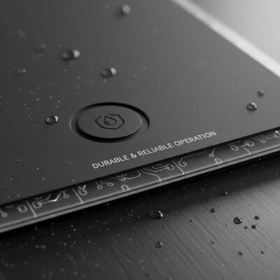 Waterproof And Dustproof Options Flexible Membrane Switch Black Color 0.125mm PET Circuit Offering Durable And Operation