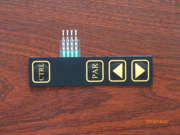 Industrial Controller Membrane Switch Keypads / Flexible Remote Control Panel