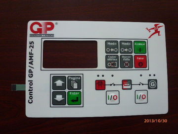 Thin Film Metal Dome Led Membrane Touch Switch With Silk Screen Printed