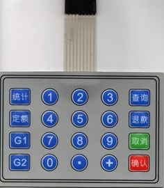 Customizable Keypad Tactile Membrane Switch With Metal Dome , Insulation Resistance