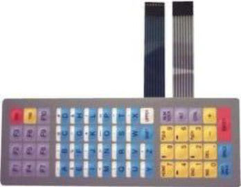 Flexible Keyboard Metal Dome Tactile Membrane Switch with SGS / Rohs Certificates