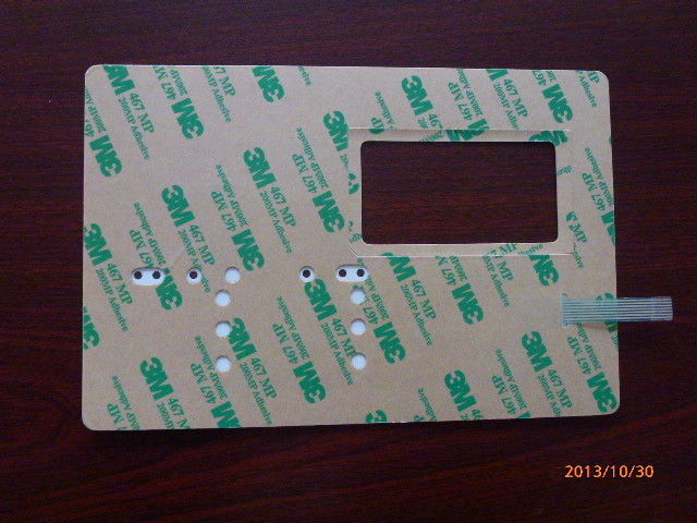 Thin Film Metal Dome Led Membrane Touch Switch With Silk Screen Printed