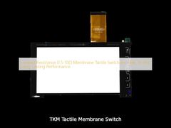 Resistansi Kontak 0.5-10Ω Sakelar Taktil Membran untuk Performa Tahan Lama -40C Hingga 85C